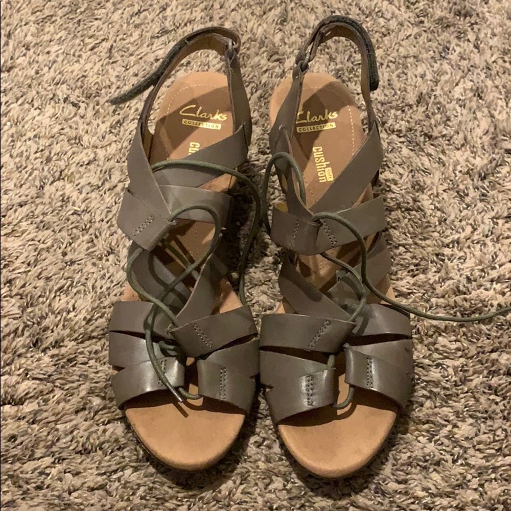 Clark’s wedges sandals